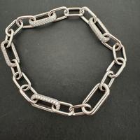 Bracciale in argento e zirconi