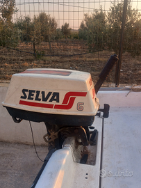 Lancia 380 con motore fuoribordo 6 cv 2 t