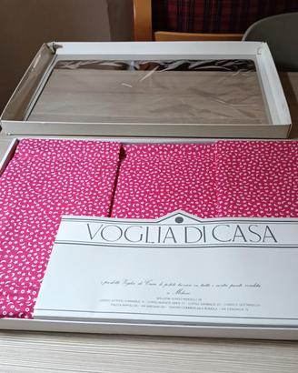 Lenzuola matrimoniali con federe 