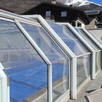 copertura piscina o serra