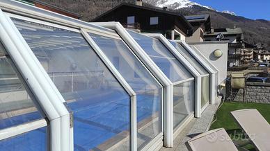 copertura piscina o serra