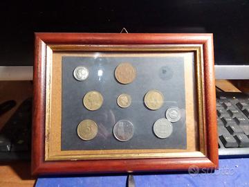 N 9 MONETE ESTERE STATI VARI ANNI '90 CIRCA