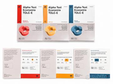 Kit Alpha Test Economia TOLC-E