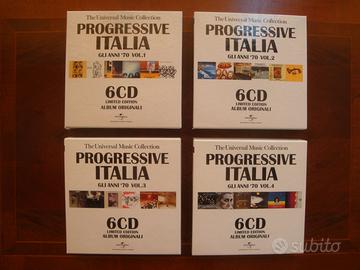 Cd Progressive Italia Gli Anni '70, 4 volumi