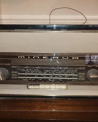 Radio giradischi Minerva anni 60
