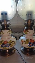 Coppia Lampade da Tavolo Vintage OMA Padova