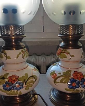 Coppia Lampade da Tavolo Vintage OMA Padova