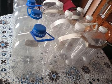 12 Taniche da 5 litri VUOTE trasparenti