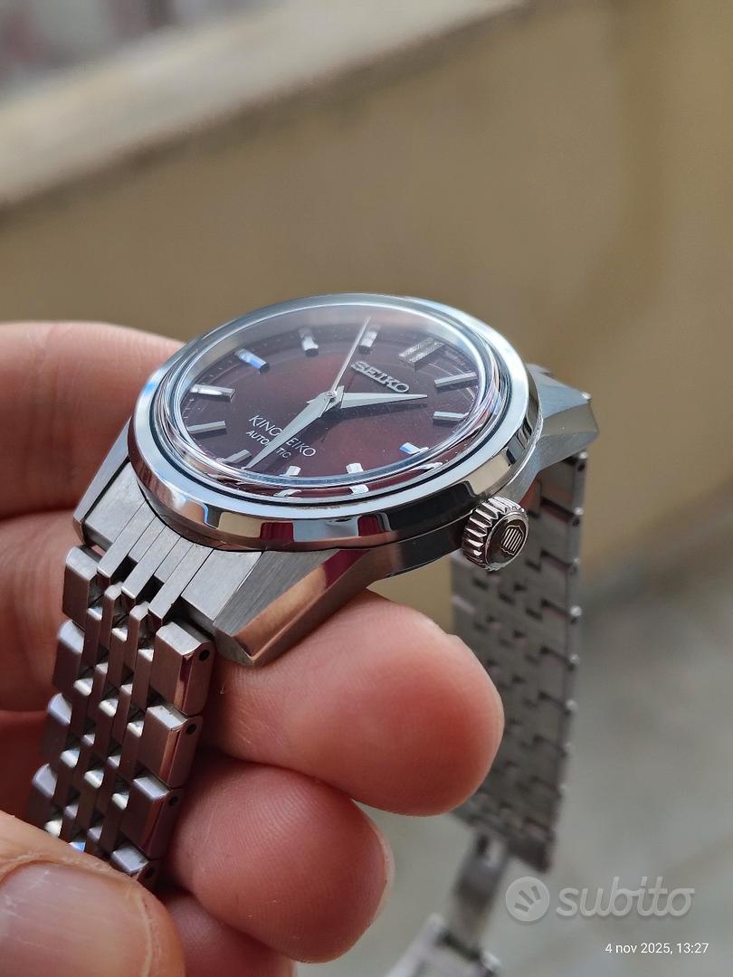 King Seiko rosso, Spb287 Abbigliamento e Accessori In