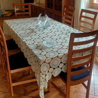 SET TAVOLO GRANDE CON 6 SEDIE TUTTO IN LEGNO