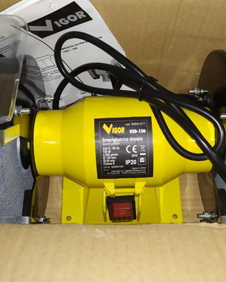 Smerigliatrice doppia vigor nuova