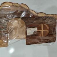 C4s3tt4 legn0 wood house silvia 26x16x15 cm nuova