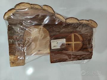 C4s3tt4 legn0 wood house silvia 26x16x15 cm nuova