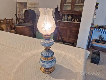 Lampada ceramica e ottone