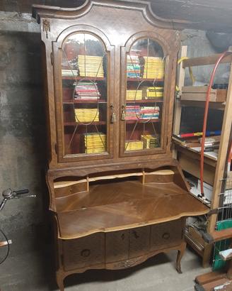 libreria  credenza con  scrittoio
