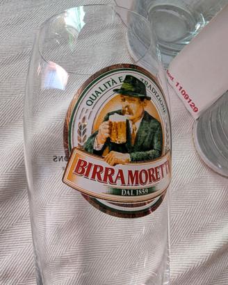 Bicchieri  birra Moretti