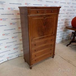 Secretaire Scrittoio Vintage Legno a Ribalta