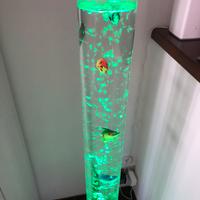 Lampada con pesci tropicali