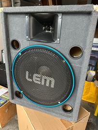 n°2 Casse Lem Wofer da 35cm + Ampli Ibiza 100