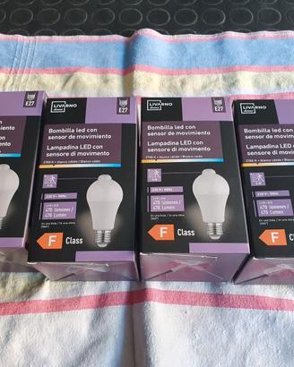 Lampada Led Livarno E27 con sensore di movimento