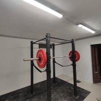 RACK Strenghshop 75x75 + optional + panca piana 