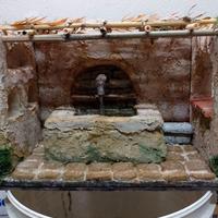 fontana lavatoio per presepe