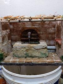 fontana lavatoio per presepe