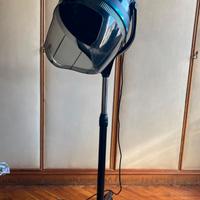 Casco Professionale per Asciugacapelli con Ruote