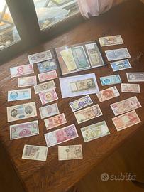 31 banconote di vari nazioni
