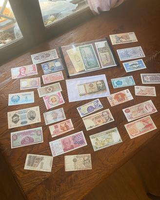 31 banconote di vari nazioni