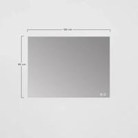 Specchio nuovo illuminato e con antiapp. 120x90