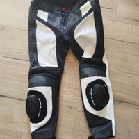 Pantaloni moto in pelle da donna