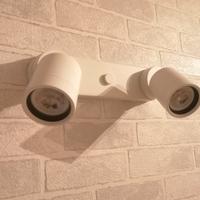 Faretti da parete e soffitto regolabili a 2 luci