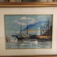 Quadro paesaggio marino Marino