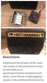 amplificatore chitarra + multieffetti