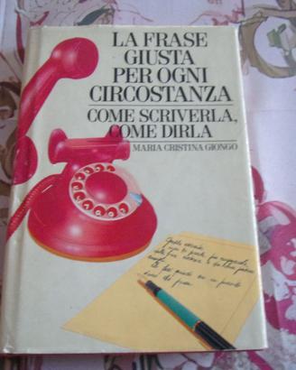 Libro La Frase giusta per circostanza 1986