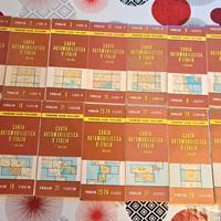 Lotto 14 carte Touring Club Italiano metà anni '50