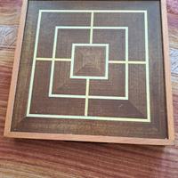 Gioco dama + tris legno anni '80