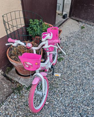 bicicletta bambina 5/6 anni 16 pollici