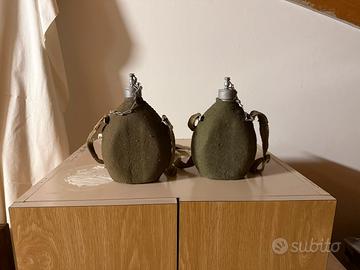 Coppia di borracce militari d’epoca