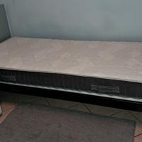 letto con doghe e materasso 80x190