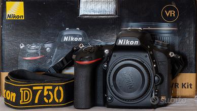 REFLEX FULLFRAME NIKON D750 (solo corpo macchina)