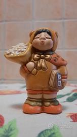 BOMBONIERA THUN COCCINELLA CON MAZZO DI FIORI