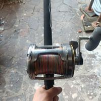 canna drifting tonno 30-60lb e mulinello Shimano 