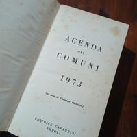 agenda dei comuni 1973 - vintage 