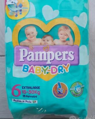 Pannolini Pampers 6 misura 