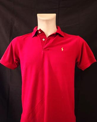 Ralph Lauren S Polo Men Red Rouge Yellow Pony Logo