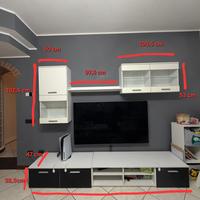 Parete soggiorno attrezzata