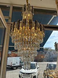 Lampadario cristalli