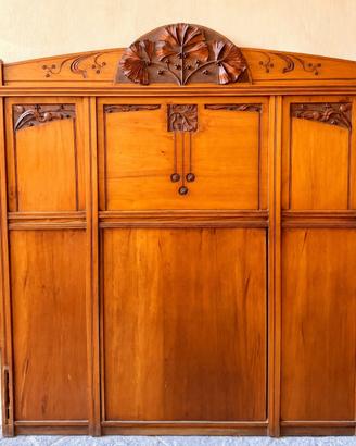 Testata letto in stile Liberty originale